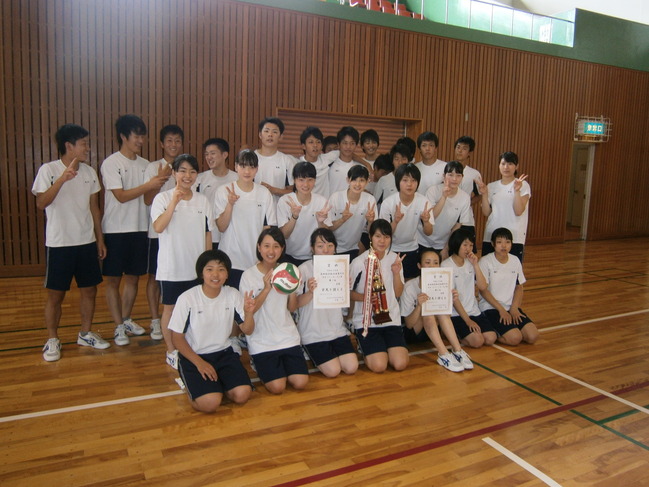 益田地区高体連大会女子バレーボール優勝
