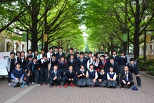 青山学院大学にて