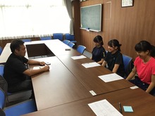 打ち合わせの様子